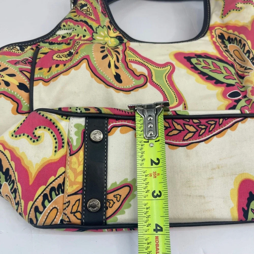 Floral Shoulder Bag‎ Y2K Resort Lilly Pulitzer Style Paris Hilton Bright Purse